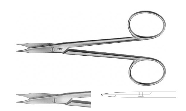Стівенс ножиці для сухожилля прямі гострі/гострі 110 мм